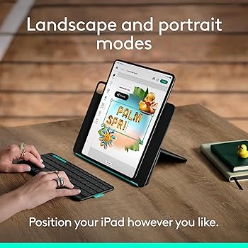 Flip Folio ipad pro M4/air M3/2 13インチ Amazon.com: Logitech Flip Folio, Keyboard Case for iPad Pro